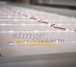 Light box kasa ve ledler