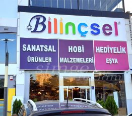 Pleksi Kutu Harf Tabela