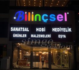 Pleksi Kutu Harf Tabela
