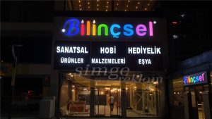 Pleksi Kutu Harf Tabela