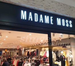 Madame Moss Pleksi Kutu Harf Tabela