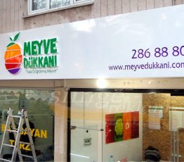 Pleksi Kutu Harf Tabela