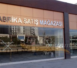 Paslanmaz Kutu Harf Tabela